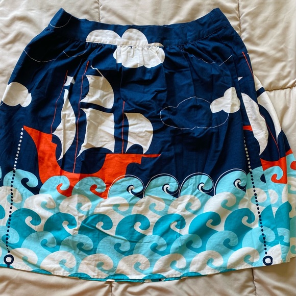 SOLD- Retrolicious Sailing Skirt - Picture 1 of 3